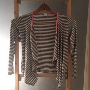 kids striped cardigan sweater
